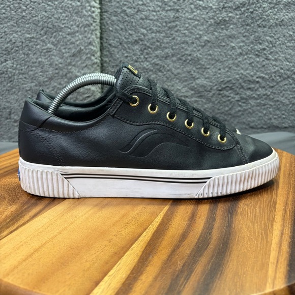 Keds Shoes - Keds Jump Kick Duo Black Leather Platform Sneakers WH64947 Womens 11